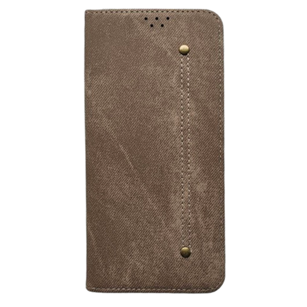 Кожаный чехол-книжка C-KU Stitched для Motorola Edge 50 Pro Light brown - Фото 1 Кожаный чехол-книжка C-KU Stitched для Motorola Edge 50 Pro Light brown - изображение 1