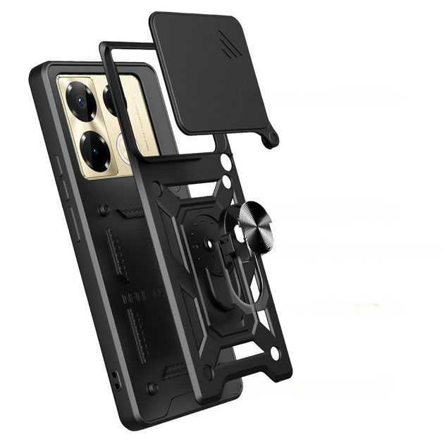 Чехол-накладка Ricco Camera Sliding для Infinix Note 40 Pro 4G / Note 40 Pro 5G / Note 40 Pro+ black - изображение 7