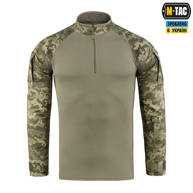 Тактическая M-Tac рубашка боевая летняя Gen.II Piquet MM14 пиксель 3XL/L - изображение 2