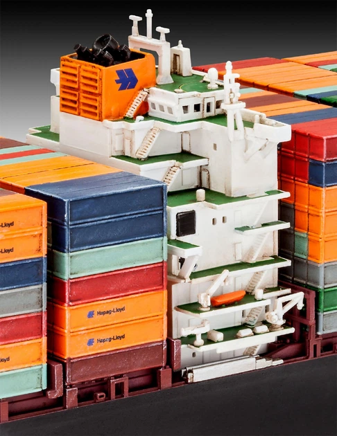 Збірна пластикова модель 1:700 Контейнеровоз COLOMBO EXPRESS Revell 05152 - Фото 3 Збірна пластикова модель 1:700 Контейнеровоз COLOMBO EXPRESS Revell 05152 - зображення 3