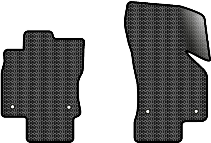 Акція на EVA килимки EVAtech в салон авто передні для Skoda Octavia A7 MT 2013-2020 3 покоління Combi EU 2 шт Black від Rozetka
