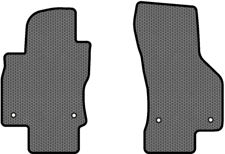 Акція на EVA килимки EVAtech в салон авто передні для Skoda Octavia A7 AT 2013-2020 3 покоління Liftback EU 2 шт Grey/Black від Rozetka