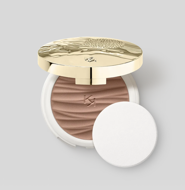 Пудра Kiko Milano Gold Reflections Summerproof Powder Foundation Spf 50 (08 Cocoa) - зображення 4