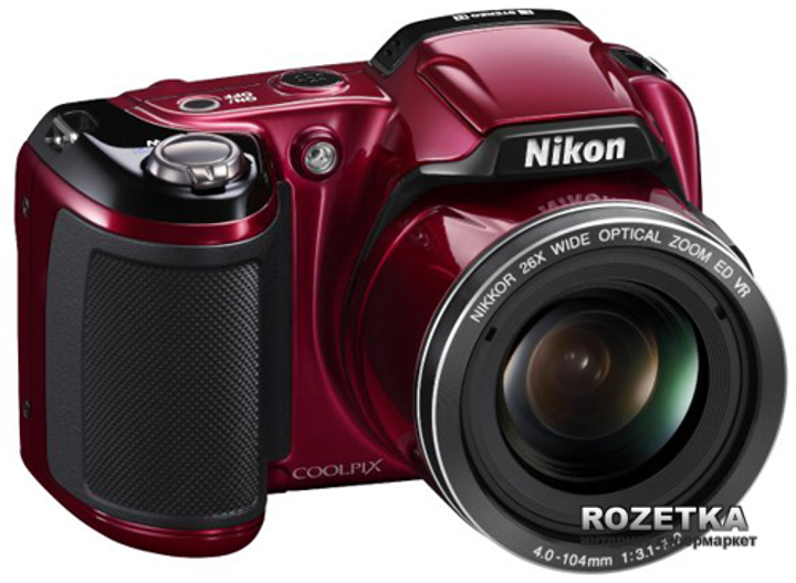 Фотоаппарат Nikon Coolpix L810 Red (VMA971E1) купить на ROZETKA ...