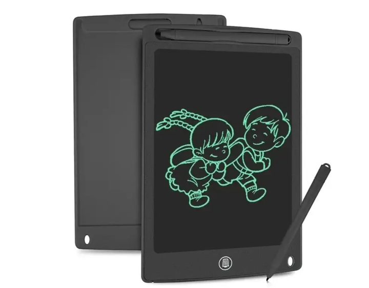 Детский планшет LCD графический для рисования и записей 8.5" со стилусом, черный - изображение 5