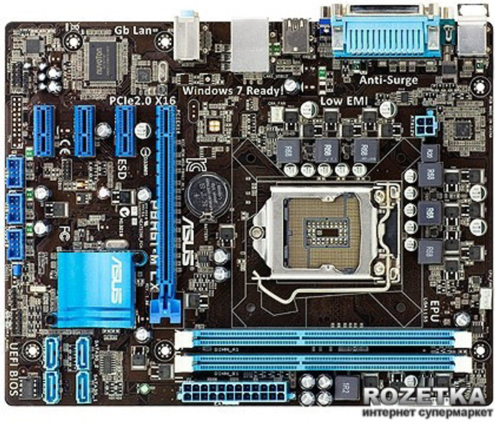 Материнская плата Asus P8H61-M LX/C/SI (s1155, Intel H61, PCI-Ex16 ...