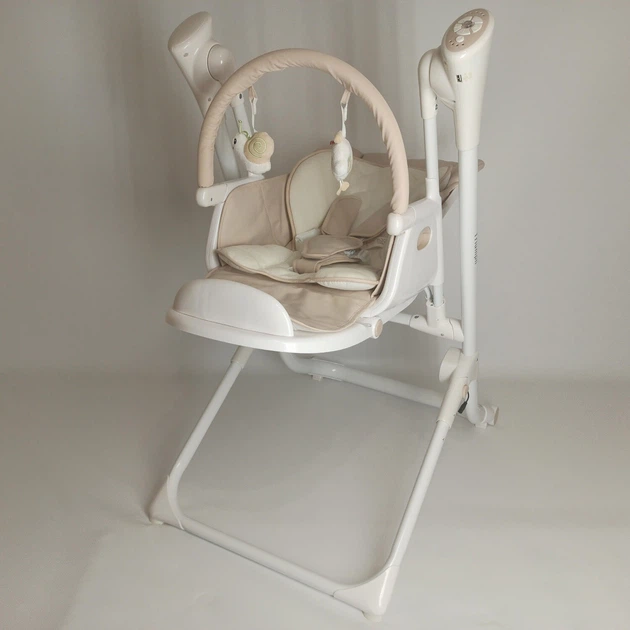 Стульчик-качели CARRELLO Triumph CRL-10302 Beige / Cream Beige /1/ MOQ - изображение 4