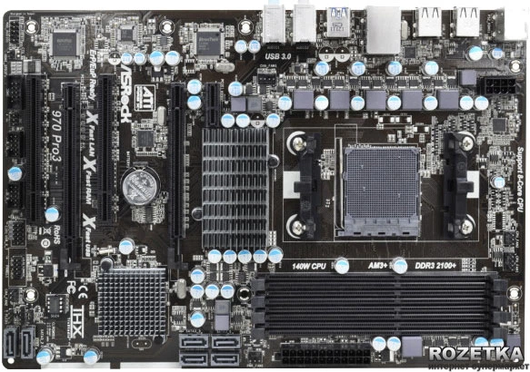 Материнская плата ASRock 970 PRO3 (sAM3+, AMD 970/SB950, PCI-Ex16) - изображение 1