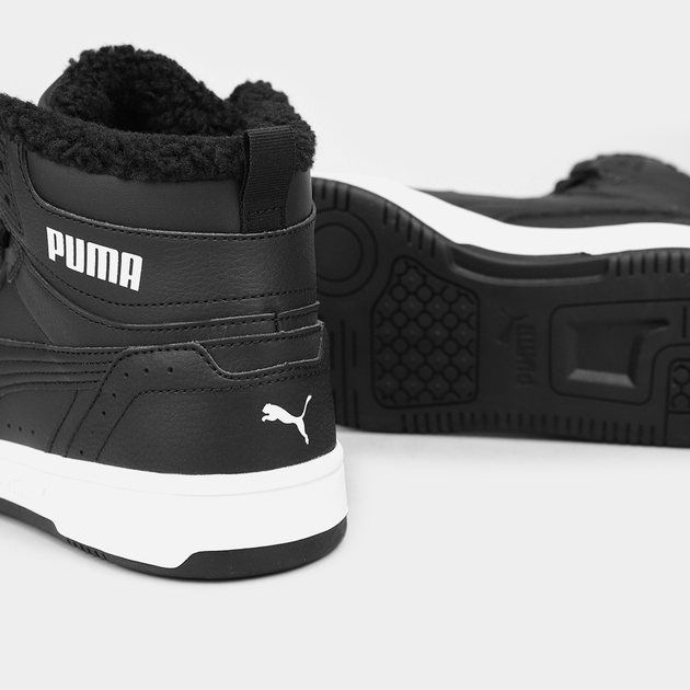 Дитячі зимові черевики для хлопчика Puma Rebound Joy Fur PS 37547901 29 (11UK) Чорні (4063699552812) - зображення 4