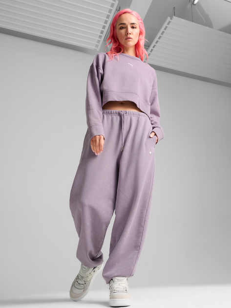 Bluza damska bez kaptura Puma DARE TO GYM2K 62679930 L Fioletowa (4067981432080) - obraz 3