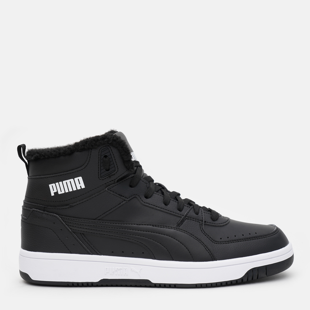 Jesienne trzewiki młodzieżowe chłopięce Puma Rebound JOY Fur 37557601 37 (4UK) Czarne (4063696488190) - obraz 1