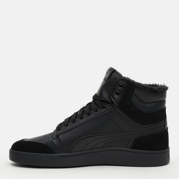 Zimowe trzewiki męskie ocieplane Puma Shuffle Mid Fur 38760901 42 (8UK) Czarne (4065449586146) - obraz 3
