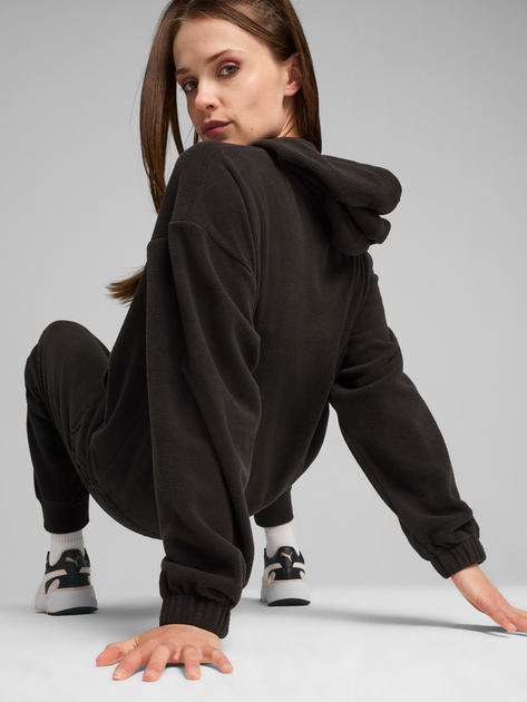 Худи женское Puma Ess Elevated Hoodie 68152901 L Чорне (4067979948340) - зображення 2