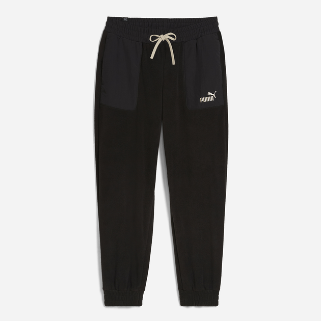 Спортивні штани чоловічі Puma Ess Elevated Pants 68531701 L Чорні (4067982675646) - зображення 1