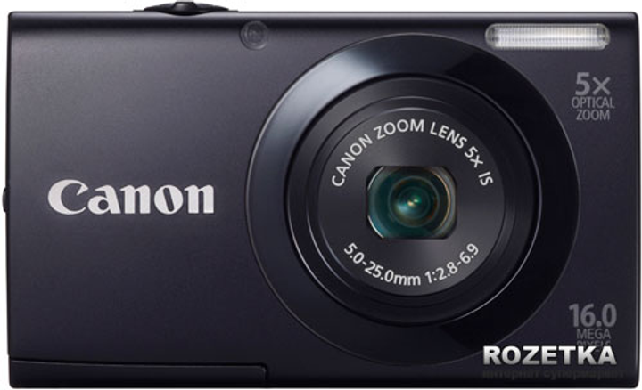 Фотоаппарат Canon PowerShot A3400 IS Black (6185B013) купить