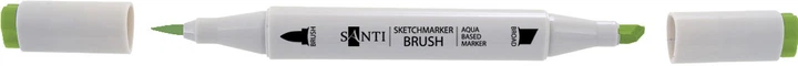 Набор маркеров акварельных Santi sketch SM-76 бледно-оливковые 390749 6 шт (5056574422996) - изображение 2