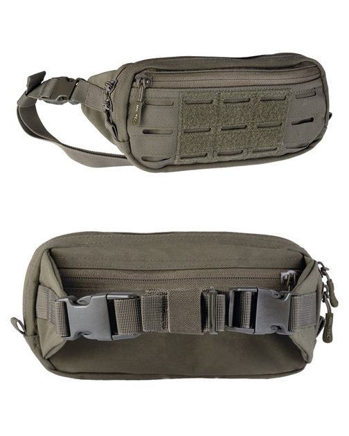 Сумка поясна Mil-Tec Fanny Pack 23,5 х 6 х 12 см Олива (M-T) - зображення 1