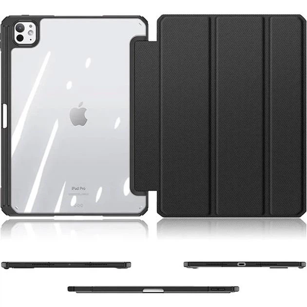Чехол книжка Dux Ducis Toby Series Case With Pencil Holder for Apple iPad Pro 13 2024 M4 Black - Фото 2 Чехол книжка Dux Ducis Toby Series Case With Pencil Holder for Apple iPad Pro 13 2024 M4 Black - изображение 2