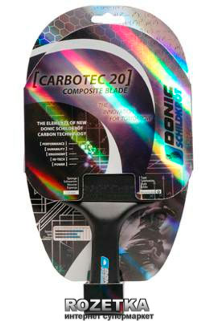 Ракетка для настольного тенниса Donic Carbotec 20 (758202) – фото ...
