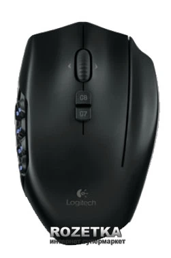 Мышь Logitech G600 MMO Gaming Mouse Black (910-002865) – фото