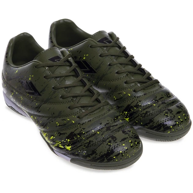Взуття для футзалу чоловіче OWAXX A.GREEN/BLACK/LIME розмір 42 (верх-PU, темно-зелений-чорний-салатовий) (20517A-5_Зелений-чорний_42) - изображение 4