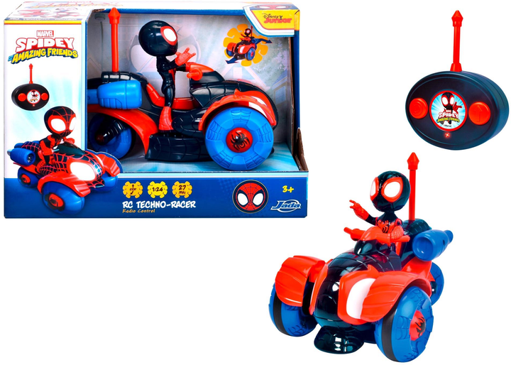 Автомобіль Jada Toys RC Miles Morales Techno-Racer (4006333082849) - зображення 4