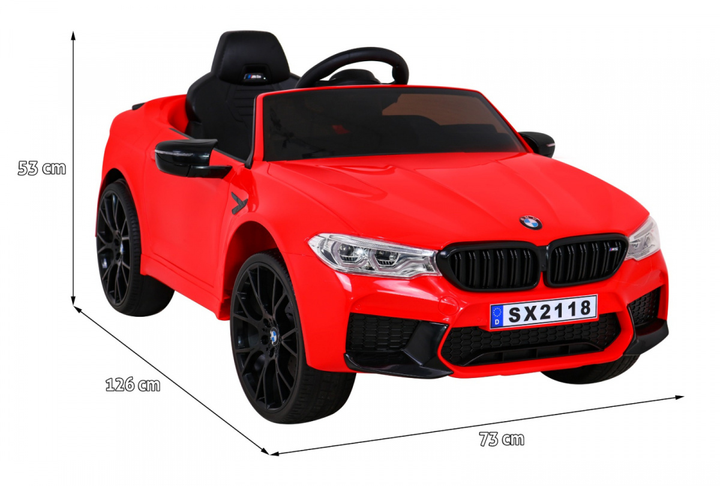 Електромобіль для дітей Ramiz BMW M5 Drift Червоний (5903864951721) - зображення 4