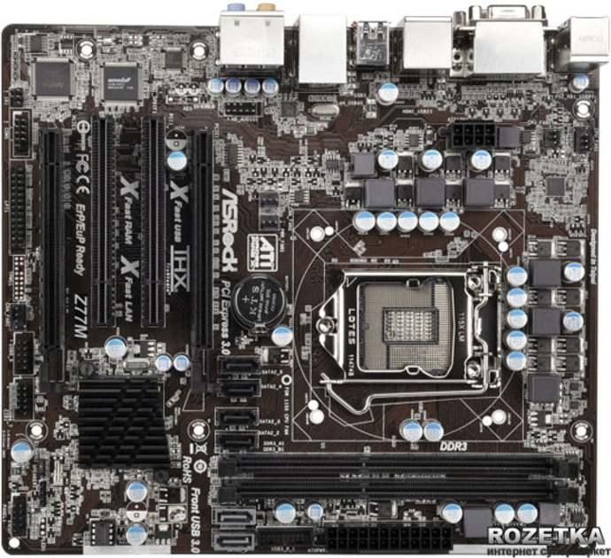 Asrock z77m не запускается