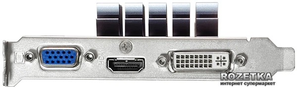 Видеокарта Asus PCI-Ex GeForce GT 610 SILENT 2048MB GDDR3 (64bit) (810/1200) (VGA, DVI, HDMI) (GT610-SL-2GD3-L) - изображение 3