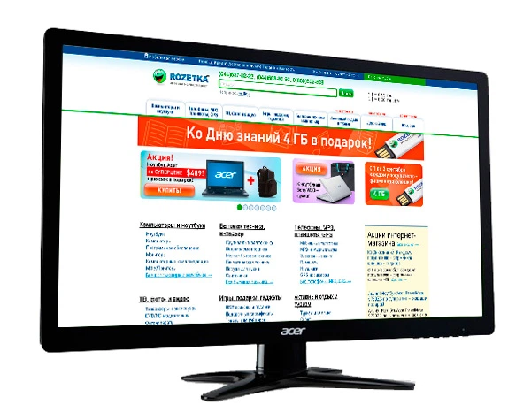 Монитор 24" Acer G246HLbbid (UM.FG6EE.B01/UM.FG6EE.B02/UM.FG6EE.B03) - изображение 3