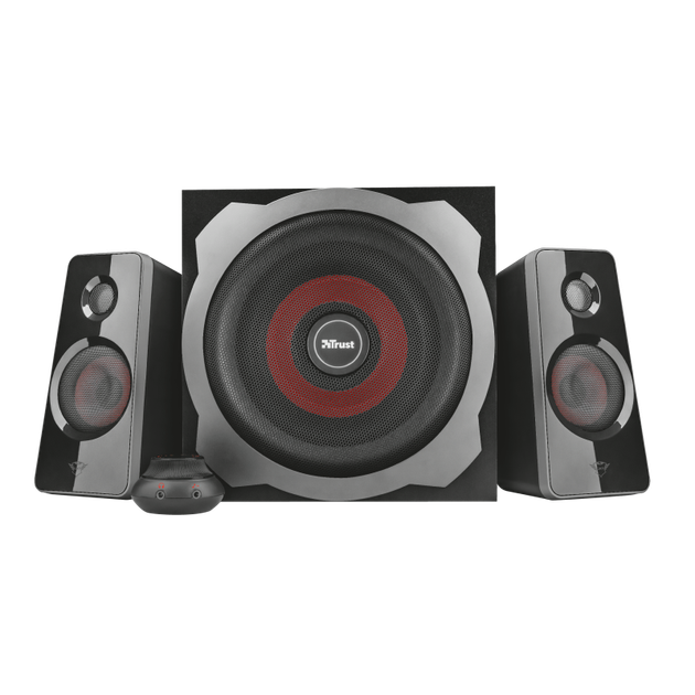Акустична система Trust GXT 38 2.1 Subwoofer Speaker Set (TR19023) - Фото 3 Акустична система Trust GXT 38 2.1 Subwoofer Speaker Set (TR19023) - зображення 3