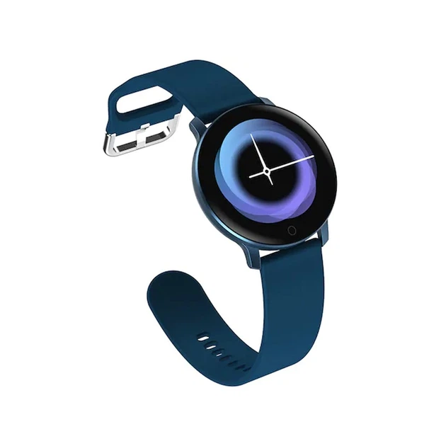Смарт-годинник круглий Smart Watch X9-IP67 з фітнес функціями, тонометром, пульсометром Blue - зображення 2