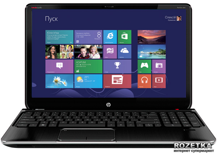 Ноутбук HP Envy dv6-7252er (C0V62EA) Midnight Black