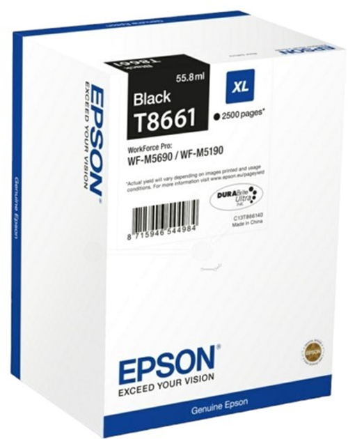 Картридж Epson T8661 Work Force Pro Black (C13T866140) - зображення 1