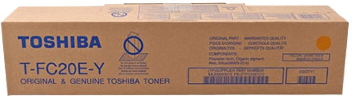 Toner Toshiba T-FC20EY 6AJ00000267 Yellow - obraz 1