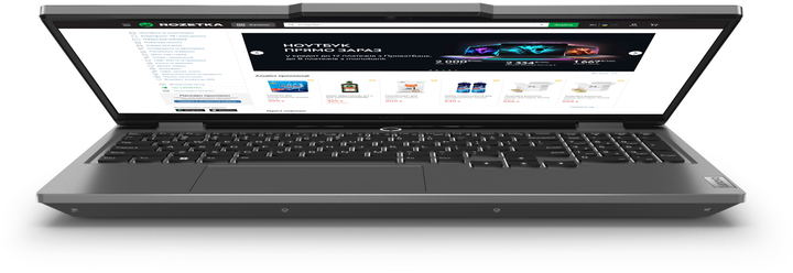 Ноутбук Lenovo LOQ 15IAX9 (83GS00B6RA) Luna Grey / 15.6" IPS Full HD 144 Гц / Intel Core i5-12450HX / RAM 24 ГБ / SSD 1 ТБ / nVidia GeForce RTX 3050, 6 ГБ / - зображення 6