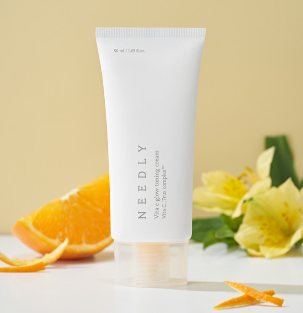 Увлажняющий крем с витамином С для сияния кожи Needly Vita C glow toning cream 50ml - изображение 4