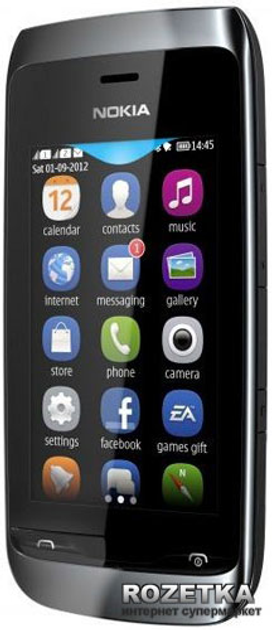 Мобильный Телефон Nokia Asha 308 Black – Фото, Отзывы.