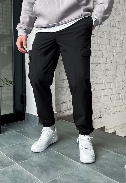 Черные Брюки карго спортивные Staff cargo sj2 black XS (246494) от ...