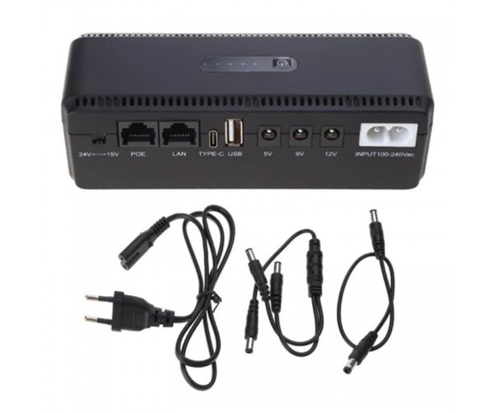 Джерело безперебійного живлення Yepo Smart DC-UPS 10400mAh DC-5V/9V/12V (UA-112485) - зображення 2