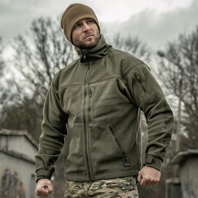 Флисовая кофта Helikon Classic Army - Olive Green M - изображение 2