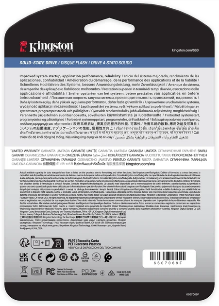 SSD диск Kingston DC2000B 480GB M.2 2280 NVMe PCIe 4.0 x4 3D TLC (SEDC2000BM8/480G) - зображення 5
