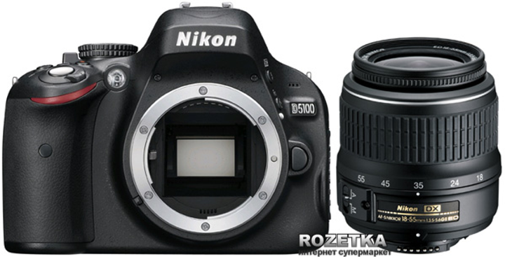 Фотоаппарат Nikon D5100 18-55 Kit купить на ROZETKA | Отличная цена на ...