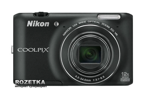 Nikon COOLPIX S6400 ブラック Фотоаппарат Nikon Coolpix S6400 Black (VNA191E1) купить на ROZETKA