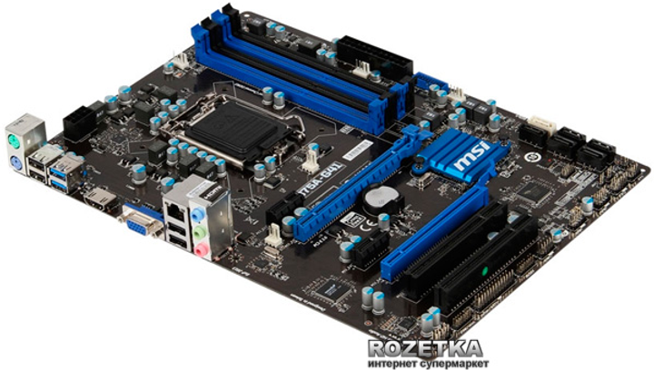 Материнская плата MSI B75A-G41 (s1155, Intel B75, PCI-Ex16) – фото