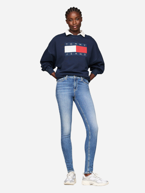 Джинси Skinny жіночі Tommy Hilfiger DW0DW19255-1A4 W32L32 Блакитні (8720636585871) - зображення 3