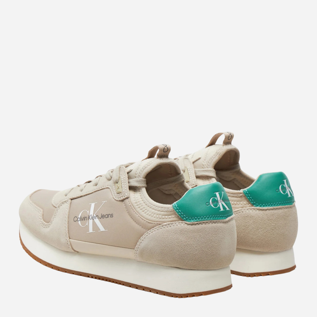 Buty sportowe męskie Calvin Klein Jeans YM0YM00553-0H8 45 Beżowe (8720109996036) - obraz 3