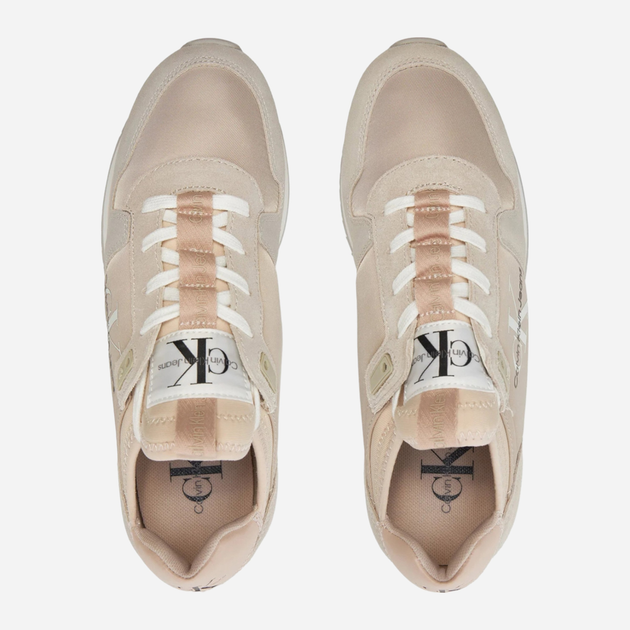 Buty sportowe damskie Calvin Klein Jeans YW0YW00840-0LI 37 Beżowe (8720109996067) - obraz 4