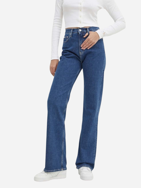 Джинси кльош жіночі Calvin Klein Jeans J20J223894-1A4 26-30 Сині (8720639078370) - зображення 1