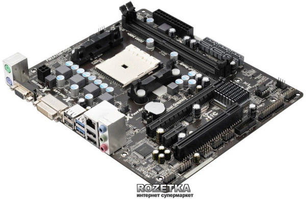 Материнская плата ASRock FM2A75M-DGS (sFM2, AMD A75, PCI-Ex16) – фото ...